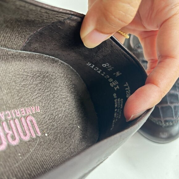 Munro Women Brown Leather Penny Loafer Shoe Size 8.5 M Work Comfy - Picture 3 of 5